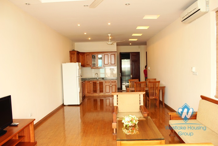 Lake view apartment with 2 bedroom for rent in Yen Phu village